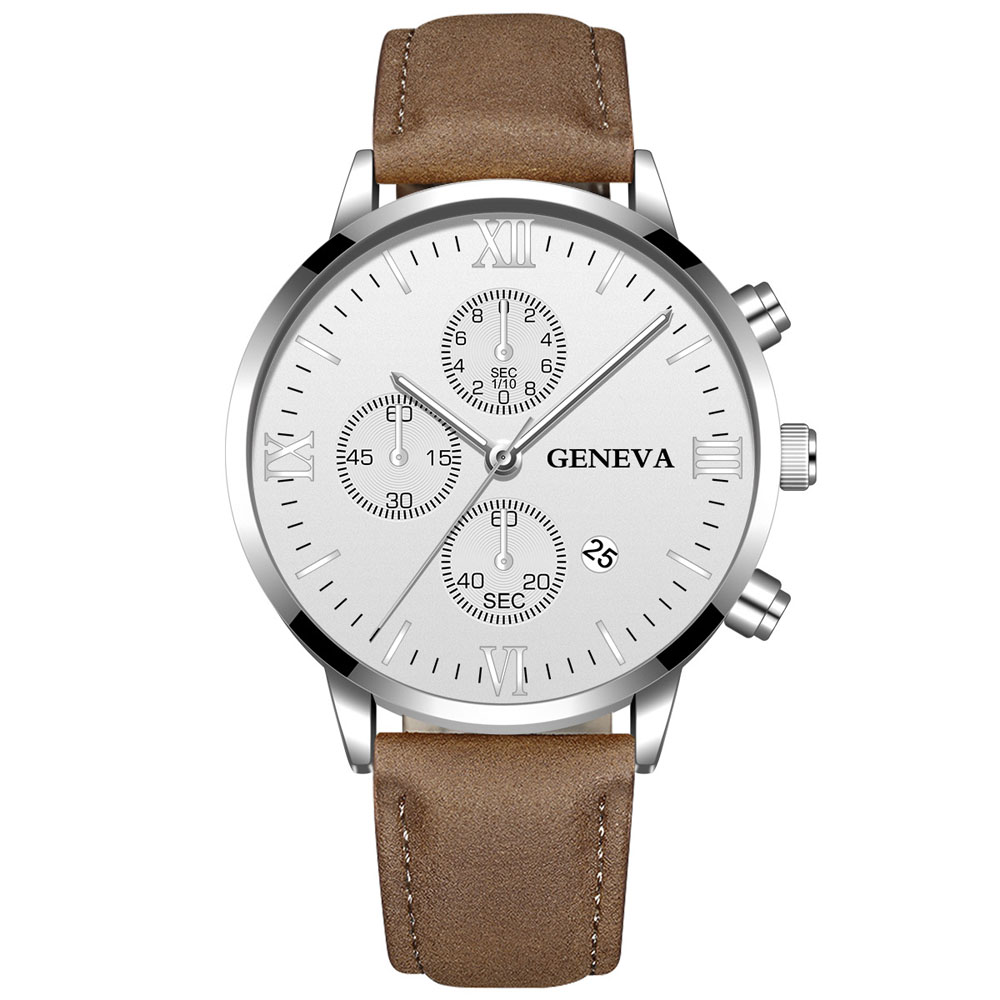 Luxury Watch Top 10 - Genewa moda męska data koperta ze