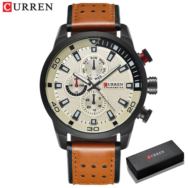 Luxury Watch Maker - 2017 CURREN stylowy zegarek mężczyźni luksusowej