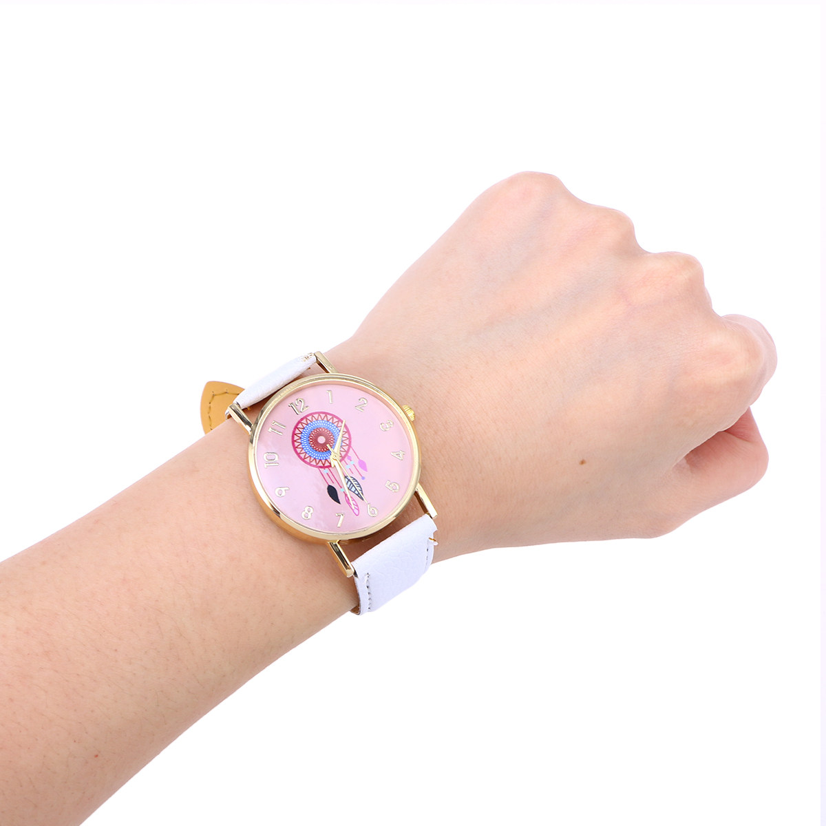 Luxury Watch Gift For Her - Elegancki damski zegarek kwarcowy z paskiem