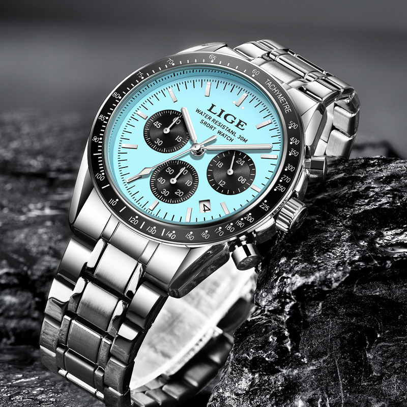 LIGE Luksusowy Zegarek Męski N – Luxury Watch Top 10 recenzja i cena
