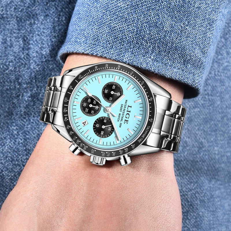 LIGE Luksusowy Zegarek Męski N – Luxury Watch Top 10 recenzja i cena